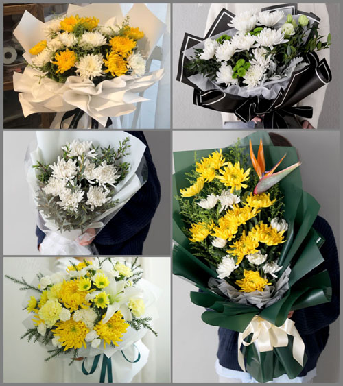 广东梅州市丰顺县汤坑镇东山社区白事花束代送